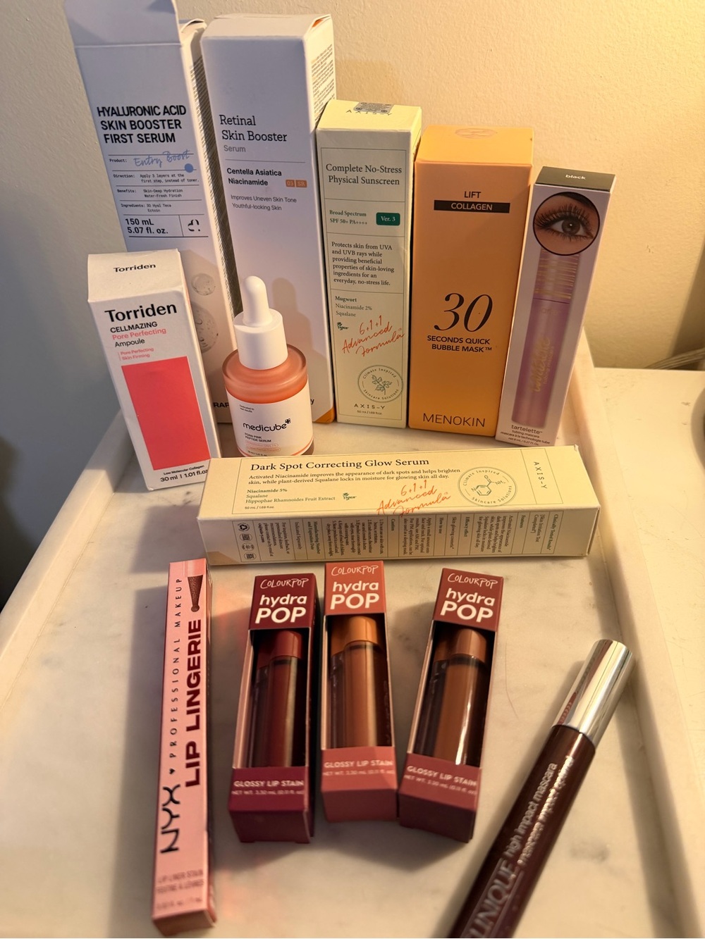 Huge lot of skincare/makeup products at a bargain price!